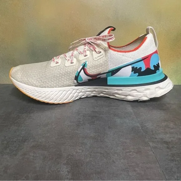 Nike React Infinity Run Flyknit A.I.R. Sail Men’s Sneakers Size 14 - Picture 13 of 16